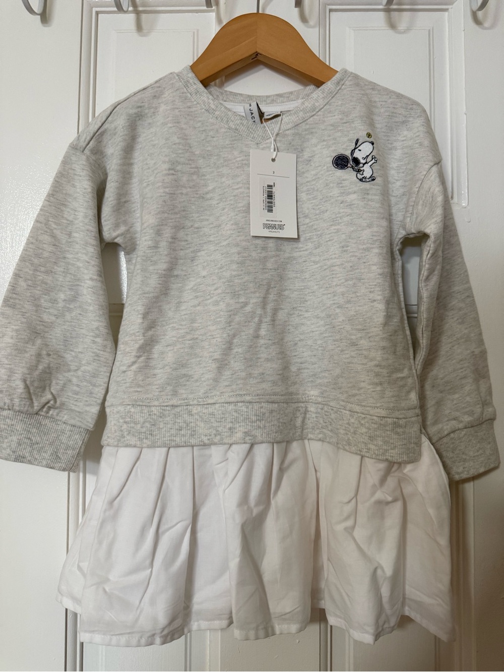 PEANUTS™ Snoopy French Terry Dress. NWT